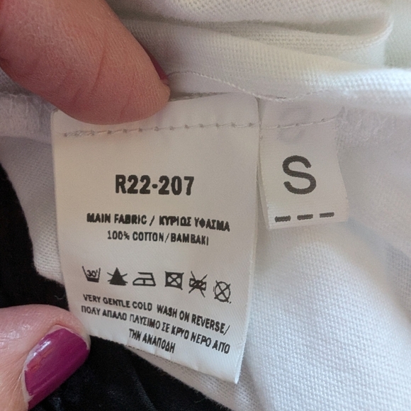 Ozai N Ku Black White And Bright Yellow Tee sz S - Picture 4 of 7